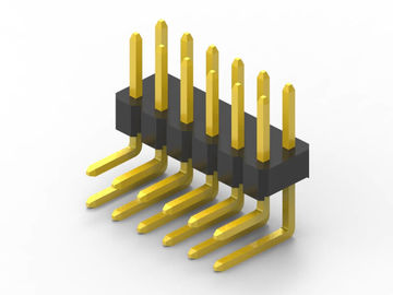 Messaggio 2.00 mm Pcb Header Pins doppia fila, attraverso foro 14 Pin Header Connector