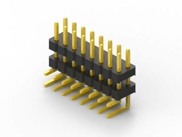 2 pin a 100 pin connettori pin di circuito, doppio connettore pin in plastica da 2,54 mm