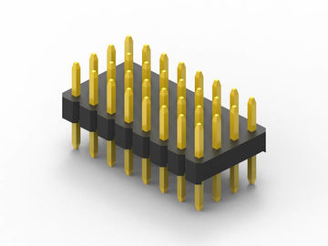 Tre file 5U PCB Header Connector Tipo DIP Oro Flash Isolamento nero