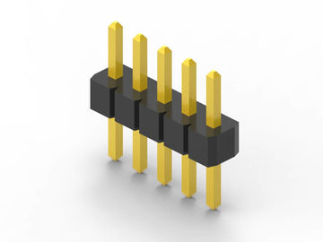 Collegatore di testa a 10 pin in riga singola, connettore a pin PCB Resiste alla tensione 500V