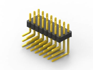 Tipo DIP Intestazione di pin a angolo destro, tre file di connettore di intestazione di pin maschile