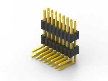 Connettore di intestazione per PCB LCP ad alta temperatura angolo destro corrente nominale 1.0AMP