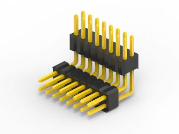 Gold Flash 3U'' circuito piattaforma connettori pin, doppia plastica rettangolo PCB connettore