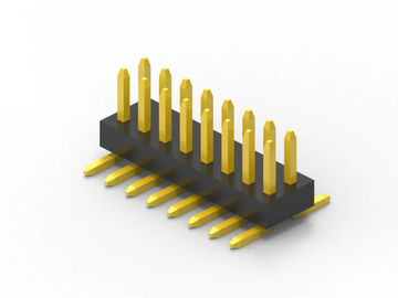 Materiale di contatto in lega di rame a doppia fila SMD maschio con connettore di intestazione a 14 pin