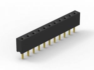 Single Row 40 Pin Female Connector, Plastic Square Pin Female Header Socket