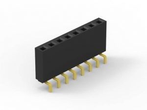 Attraverso il buco 40 Pin Femminile Pcb Header, Single Row Femminile Header Durable