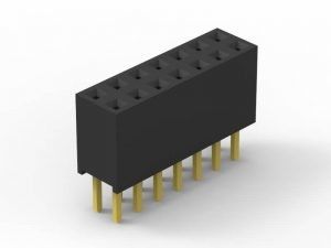 Connettore di testa femminile da tavola a tavola 26 perni 2,00 mm passo 4,3 mm altezza in plastica