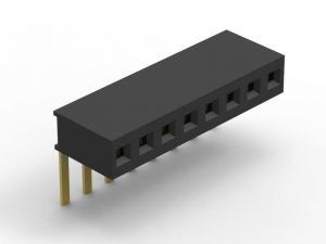 6 pin a 40 pin Femminile connessione di testa 1,27 mm nero di canna durevole