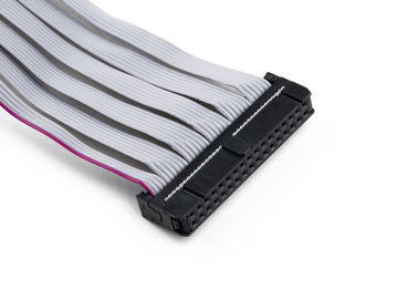 2.54mm IDC Flat Ribbon Cable Assembly con tubo di contrazione termico di lunghezza personalizzata