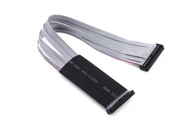 2.54mm IDC Flat Ribbon Cable Assembly con tubo di contrazione termico di lunghezza personalizzata