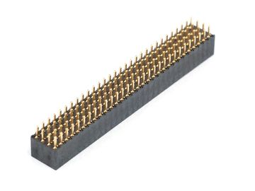 DIP 4 x 10 pin Female Header Connector 2.00mm Quattro file Fosforo Bronzo Materiale di contatto