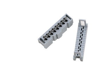 Colore grigio presa IDC Femminile Intestazione connettore rettangolare 16Pins