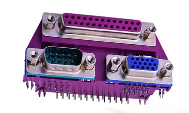 Angolo destro 25 pin connettore di tipo D, 90 gradi innesco in 9 pin connettore di tipo D femminile