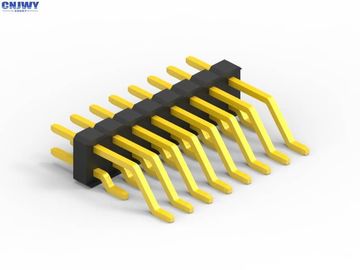 2.54mm Pitch Press Fit Pcb Connector, Dual Row Electric Jumper Pin Header
