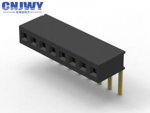 6 pin a 40 pin Femminile connessione di testa 1,27 mm nero di canna durevole
