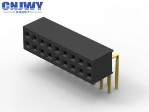 Tavola di circuito stampato 20 pin Femminile connettore, angolo destro 2 x 20 Femminile intestazione Oro Flash