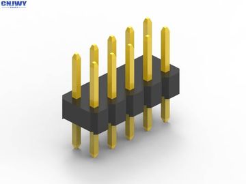 DIP Male Pin Header Connector 2mm Pitch Dual Row Materiale di contatto in ottone