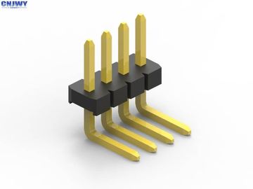 Connettore di testa di pin maschile ad angolo destro 1.27 mm Pitch 2 pin a 80 pin
