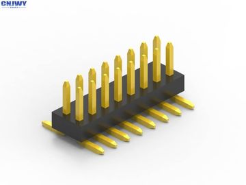 Materiale di contatto in lega di rame a doppia fila SMD maschio con connettore di intestazione a 14 pin
