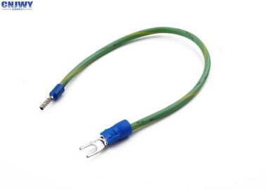Collegatore di rame Armatura di cablaggio personalizzata Colore verde / giallo Con terminale a spata