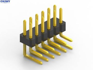 Messaggio 2.00 mm Pcb Header Pins doppia fila, attraverso foro 14 Pin Header Connector