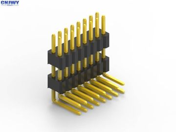 Connettore di intestazione per PCB LCP ad alta temperatura angolo destro corrente nominale 1.0AMP