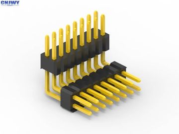 Gold Flash 3U'' circuito piattaforma connettori pin, doppia plastica rettangolo PCB connettore