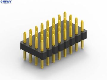Tre file 5U PCB Header Connector Tipo DIP Oro Flash Isolamento nero