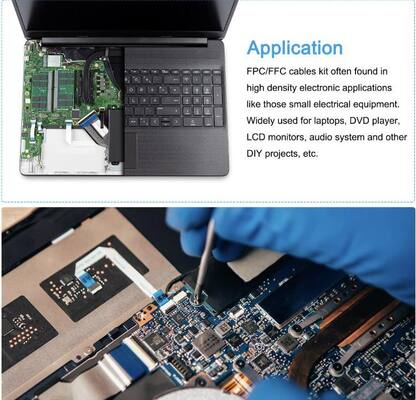 Assemblaggio di cavi FFC resistenti con elevata flessibilità e precisione di passo adatto a dispositivi elettronici complessi