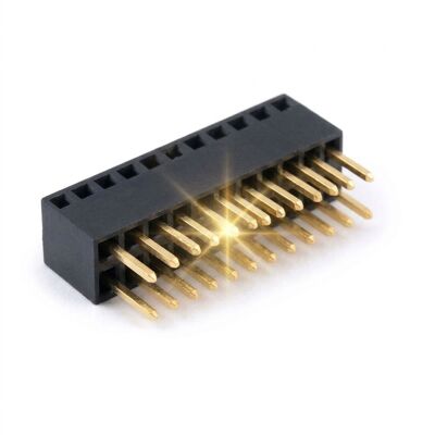 Connettore femmina SMT a fila singola con passo da 1,27 mm, basso profilo, nastro e bobina, presa per PCB